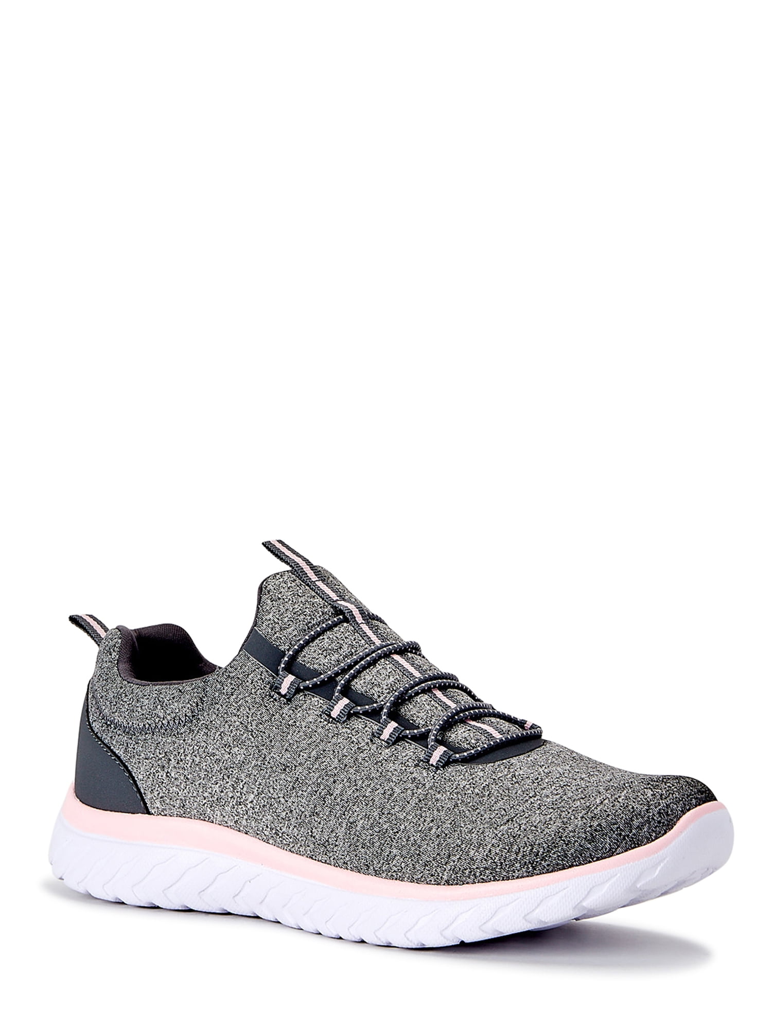 Athletic Works Women's Bungee Slip-On Sneakers, Wide Width Available