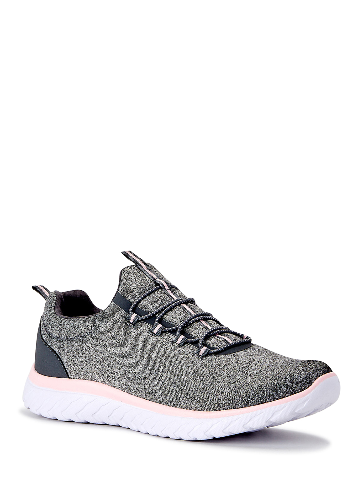 Athletic Works Women's Bungee Slip On Sneakers, Wide Width Available