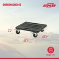 thumbnail image 3 of SKB Roto Rack/Shallow Rack Caster Platform with 4 Locking Wheels for Transport, 3 of 6