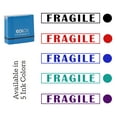 thumbnail image 7 of Printtoo Fragile Self Inking Rubber Stamp Pre-Inked Office Stamp- Home Office Business Stationery, Red- 42 x 9 mm, 7 of 7