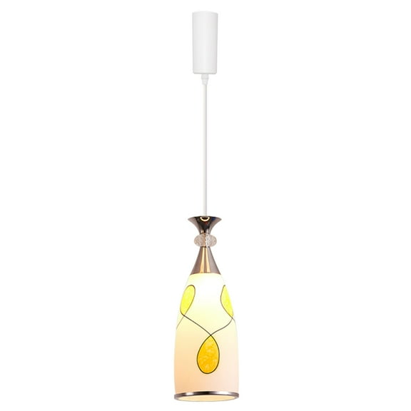 Kiven H-Type Track Lighting, 1-Light Modern Halo Track Pendant Light with Glass Shade, Track Light Pedant Adjustable Length for Bedroom Kitchen Island Home Lighting