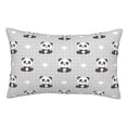 thumbnail image 1 of Balery Panda Bear Funda de Cojín Estampada, Regalos para Mujeres, Regalos de Amor para Ella, Regalos para Novia o Esposa, Funda de Almohada-14"x20", 1 of 6