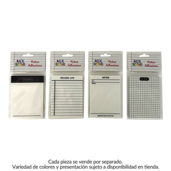 Notas Adhesivas Prichos Varios Modelos 1 Pieza