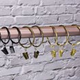 thumbnail image 5 of Unique Bargains Curtain Rings with Clips, 36pack Drapery Curtain Clip Rings, 1.22 Inch Curtain Clip Rings Hooks (Silver), 5 of 5