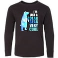 thumbnail image 3 of Inktastic Funny Polar Bear Long Sleeve Youth T-Shirt, 3 of 5