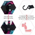 thumbnail image 3 of Graffiti Foldable Car Trash Can with Lid - Leak-proof Hanging Storage Bag for Car - Trash Can for Car, 3 of 6