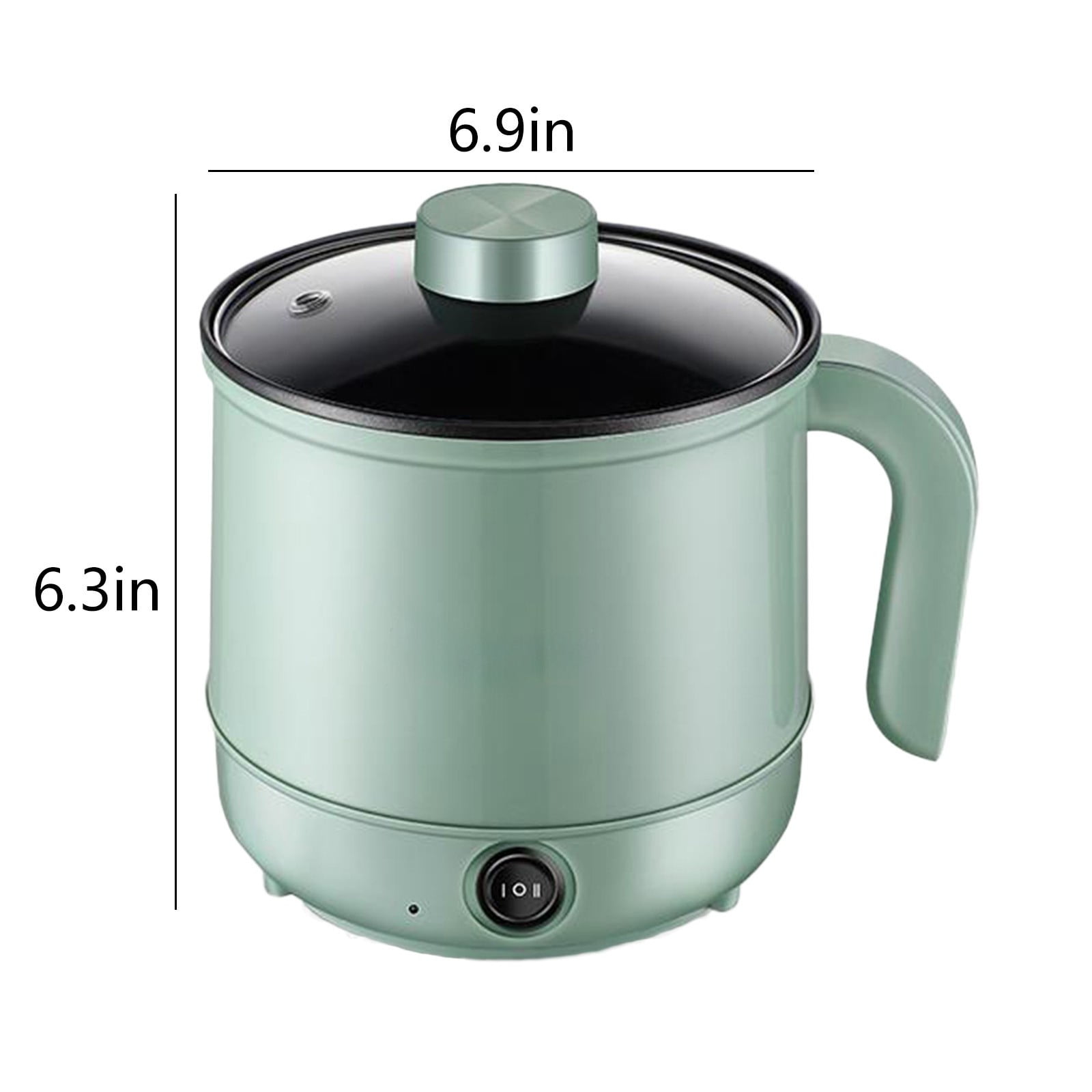 Make It Stick Non Stick Pots, 1.7L Portable Traveling Cooker with 2 Power Settings, Non-Stick Frying Pan for Home Use, Electric Hot Pot for Dorm and Office
