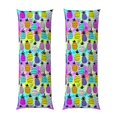 thumbnail image 1 of Fotbe Graffiti Pineapples Funda para Almohada Corporal con Diseño, Funda de Microfibra Ultrasuave de 20x54 Pulgadas, Ropa de Cama Elegante, 1 of 7