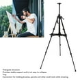 thumbnail image 3 of Art Painting Stand, Portable Adjustable Sturdy Structure Metal Easel Tripod Canvas Stand with Tray for Table Top Floor Drawing, 3 of 7