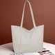 thumbnail image 4 of Bolso grande de mano para mujer con cremallera, bolso de mano de cuero para el trabajo y viajes., 4 of 6