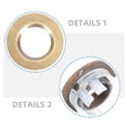 thumbnail image 3 of unbranded 1Ud Anillo Decorativo De Rebose Para Lavabo En Verde Con Instalación Fácil, 3 of 7