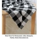 thumbnail image 4 of Mantel cuadrado ShinyBeauty de 137 x 137 cm, color blanco y negro, 4 of 6