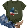 thumbnail image 2 of OAVQHLG3B 4th of July Outfits for Women American Flag T Shirt O-Neck Print Tops T-shirt Short Sleeve Casual Blouse, 2 of 6