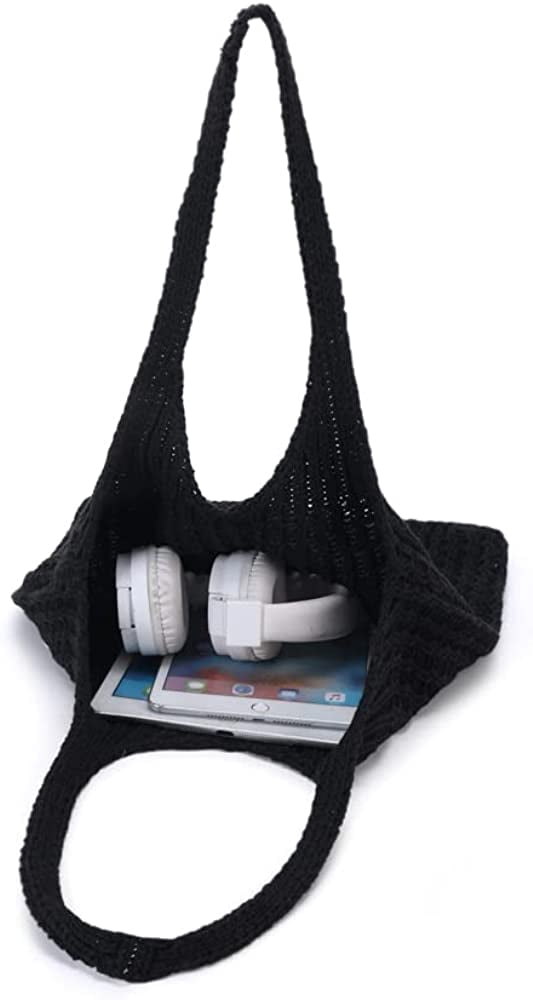 CoCopeaunts Women's Shoulder Handbags Hand crocheted Bags large Shoulder Shopping Bag tote bag aesthetic cute tote bags