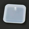 thumbnail image 3 of 10 Pcs Square Silicone Molds DIY Pendant Resin Casting Molds Clay Craft Tools for DIY Cake Decoration Chocolate Candy Craft Necklace UV Resin Epoxy Resin Pendant 42x42x7.5mm Hole: 3mm, 3 of 4
