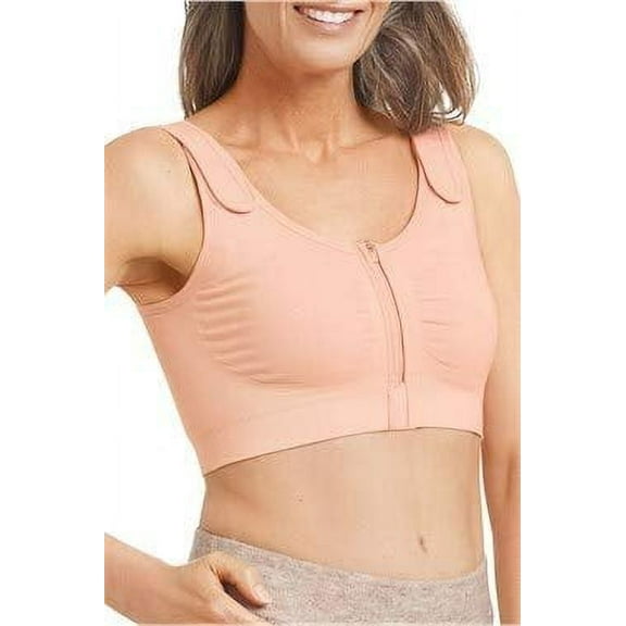 Amoena Leyla Seamless Post-Surgical Bra - Rose Nude - 36/38
