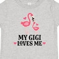 thumbnail image 4 of Inktastic My Gigi Loves Me Flamingo Girls Baby T-Shirt, 4 of 5
