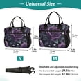 thumbnail image 4 of FORMRS Insulated Lunch Bag Unisex Large Capacity with Shoulder Strap, Roses and Pearls, 4 of 6