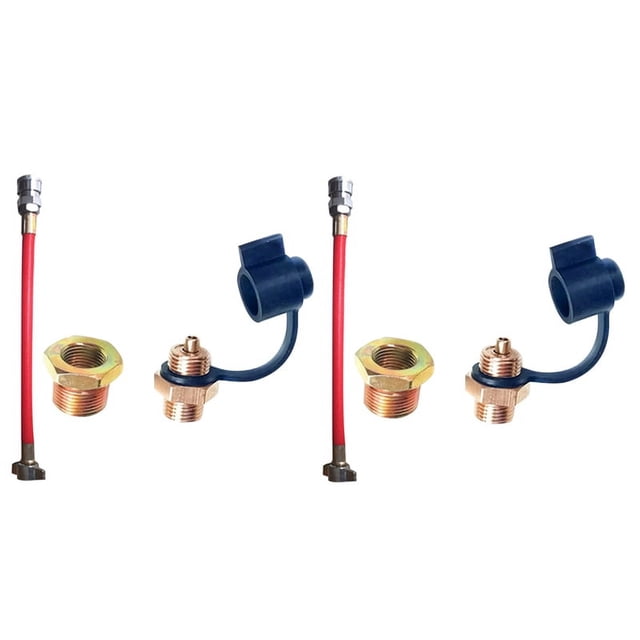 2X Truck Tank Intake Joint Connection Pipe Truck Pipe Truck Trailer Tank Dust Blowing Kit