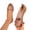 Brown, variant on Womens Slip On Flats, Soft Sole Non-slip PU Office Round Toe Wedding Shoes Brown Size 6