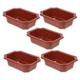 thumbnail image 3 of 5Pcs Flower Pots Windowsill Flower Pot Rectangular Flower Planter Home Accessory, 3 of 8