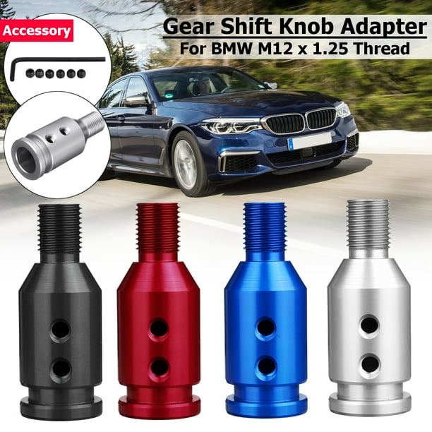 Car Manual Gear Shift Knob Adapter For M12 x 1.25 Thread For BMW