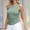 *Green, variant on ClodeEU Women's Polka Dot Print Slim Fit Crewneck Sleeveless Top with Pleated ,Casual Summer Tank Red,Womens Plus S