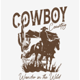 thumbnail image 2 of Cowboy Horse And Rider Women's White Crew Neck Short Sleeve Top-XS, 2 of 3
