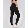 thumbnail image 3 of 4-Pack: Women's Full Length Fitted Athletic Yoga Performance Leggings with Pockets (Available in Plus Size), 3 of 6