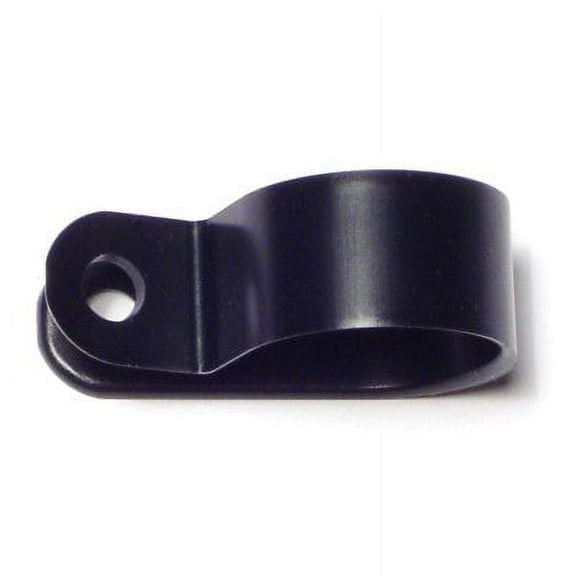 3/4" x 1/2" Black Nylon Plastic Strap WCUBN-090 (10 pcs.)