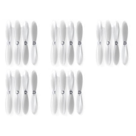 HobbyFlip Clear Propeller Blades Props Transparent Compatible with Extreme Fliers Micro Drone 2.0 5 Pack