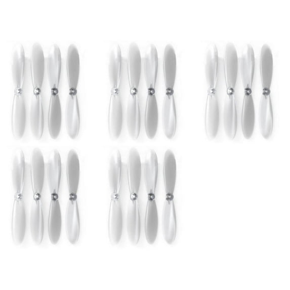HobbyFlip Clear Propeller Blades Props Transparent Compatible with Extreme Fliers Micro Drone 2.0 5 Pack