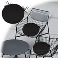 thumbnail image 2 of Round Outdoor Chair Cushions with Ties 14.96'' Waterproof Patio Seat Cushions for Bistro Chairs, Removable Machine Washable Covers, Fade Resistant Garden Furniture Cushions, Non-Slip Round Chair Pads, 2 of 7