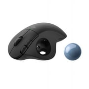 Logitech Ergonomic Wireless Trackball Mouse, Easy Thumb Control, Smooth Tracking, Black, Walmart Exclusive