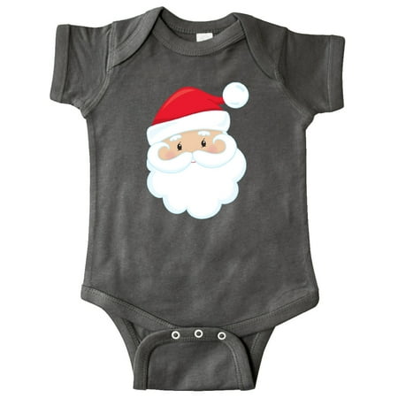 

Inktastic Santa Claus Smiling Santa Red Hat White Beard Gift Baby Boy or Baby Girl Bodysuit