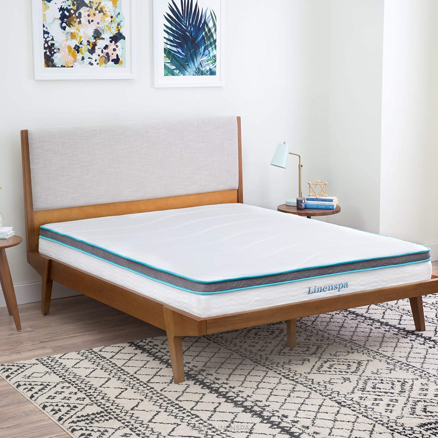 Linenspa 8 Inch Memory Foam And, Linenspa Bed Frame