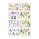 thumbnail image 5 of 8 hojas de pegatinas para ventanas, pegatinas de pared, flores, pájaros, mariposas, pegatinas decorativas para ventanas para decoración de vidrio, 5 of 9