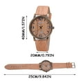 thumbnail image 2 of Reloj de cuarzo de moda casual para mujer Reloj con correa de cuero con esfera centelleante cielo Wmkox8yii  gfajkfgbkjabf1820, 2 of 2
