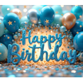 thumbnail image 4 of Colorful Balloons Happy Birthday Party Decoration Banner for Indoor Celebration Kids Event Party Background, 4 of 8