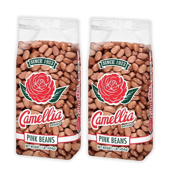 Camellia Pink Beans 1 Pound (2 Pack)