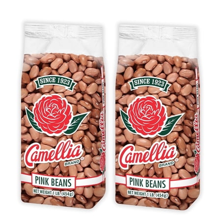 Camellia Pink Beans 1 Pound (2 Pack)