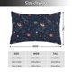 thumbnail image 2 of Fotbe Cartoon Space Planets Funda de Almohada Decorativa Estilo Occidental, Lujo en Algodón, Fundas para Almohadas King, Cojín Estampado para Decoración del Hogar-16"x24", 2 of 6