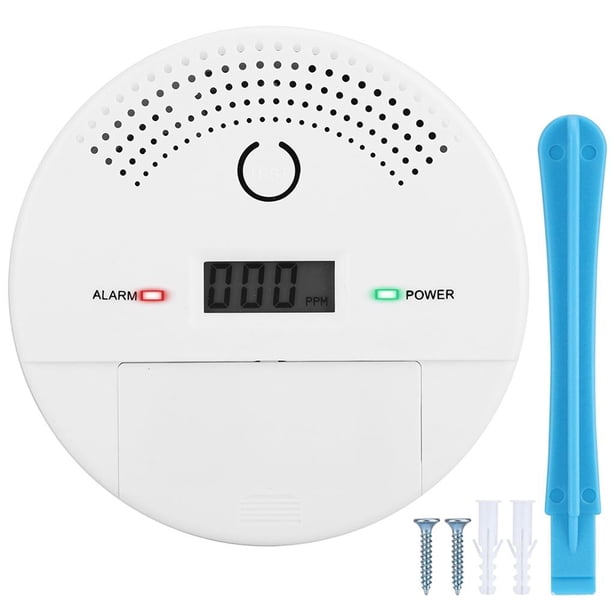 Alarma Con Sensor Combinado De Monóxido De Carbono Y Detector De Humo Con Pantalla Digital Inevent EL008209-00