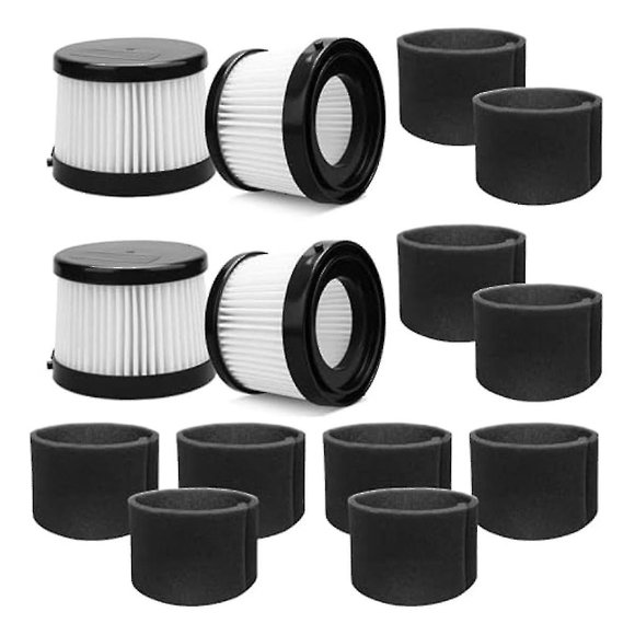 4pcs Dcv501hb Filter Fit For 20v Vacuum Cordless Handheld Vacuum, Part Dcv5011h. 10pack Foam Filter