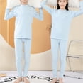 thumbnail image 6 of Tqyyweavej 2 Piece Set for Boys and Girls Thermal Underwear for Kids, Boys Long Sleeve Base Layer Thermals Top and Bottom Set, 6 of 6