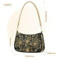 thumbnail image 3 of FORMRS Womens Shoulder Bag with Chain Strap Clutch Purse Cute Tote Handbag, Golden Elegance, 3 of 7