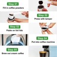 thumbnail image 4 of Reusable Coffee Pods Refillable Coffee Capsules Stainless Steel Reusable Pods with Lids Fit for Nesp, 4 of 5