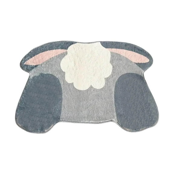 Easter Bathroom Rugs Non Slip Bath Mat Small Bunny Farmhouse Easter Decor for Bathroom Cute Holiday Home Decorations for The House Spring Housewarming Gift