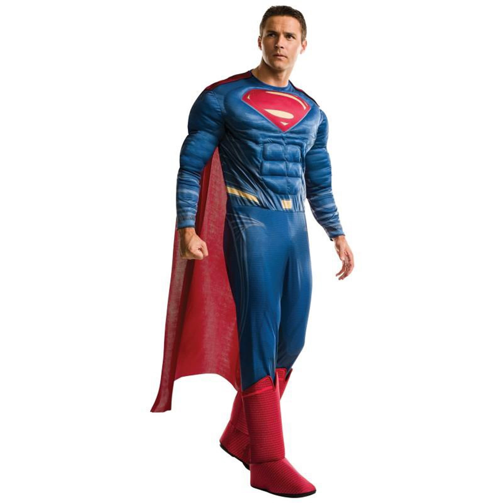 Adult Man Of Steel Deluxe Jor-El Outfit Fancy Dress Costume Superman Gents