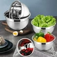 thumbnail image 4 of MYG Stainless Steel Double Walled Bowl 11.5CM - 304 Heat Insulated Soup Rice Salad Mixing Bowl with Wide Rim for Easy Pouring, Scratch Resistant, Dishwasher Safe, Nesting Design, 4 of 10
